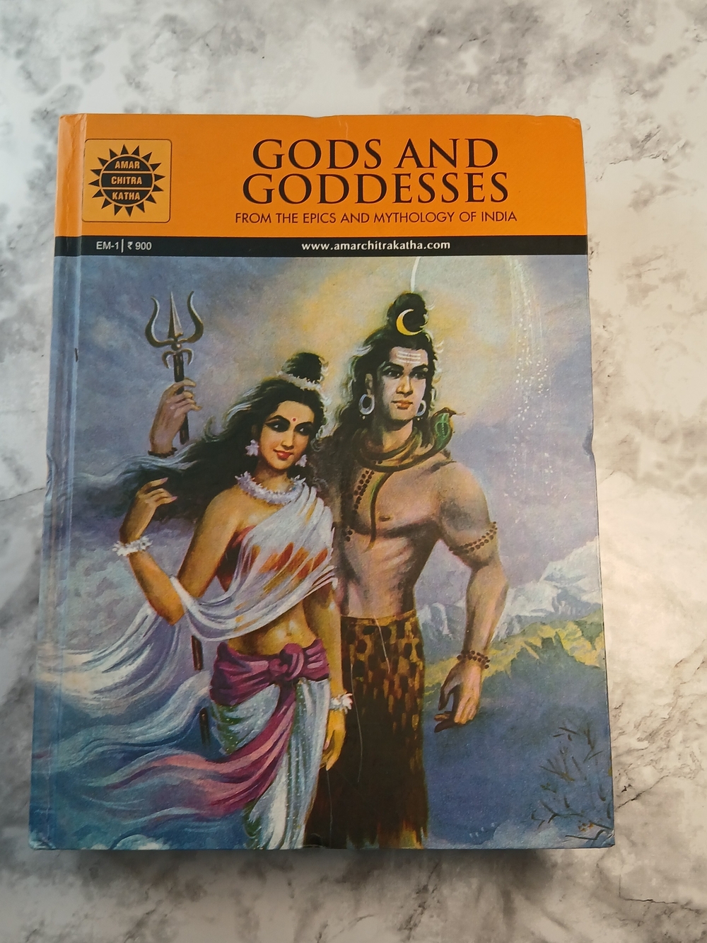 Gods and Goddesses from the Epics and Mythology of India Hardcover Graphic Novel